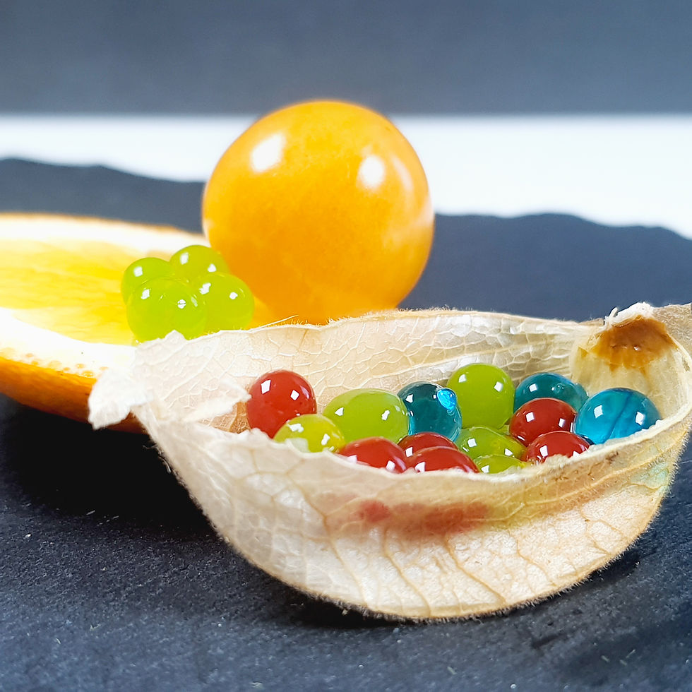 DIY Molekularküche Wasserperlen Spähren
