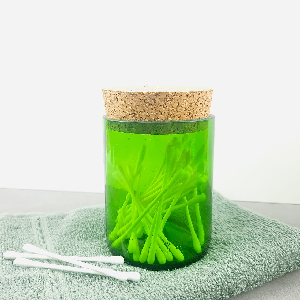 DIY Vorratsglas Weinflasche Korkdeckel