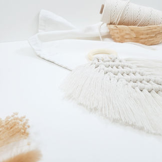 DIY Makramee Blatt Feder Anleitung