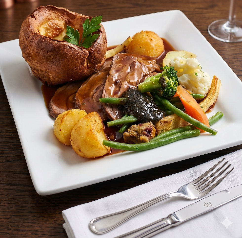 Sunday lunch at Druid Inn Llanferres
