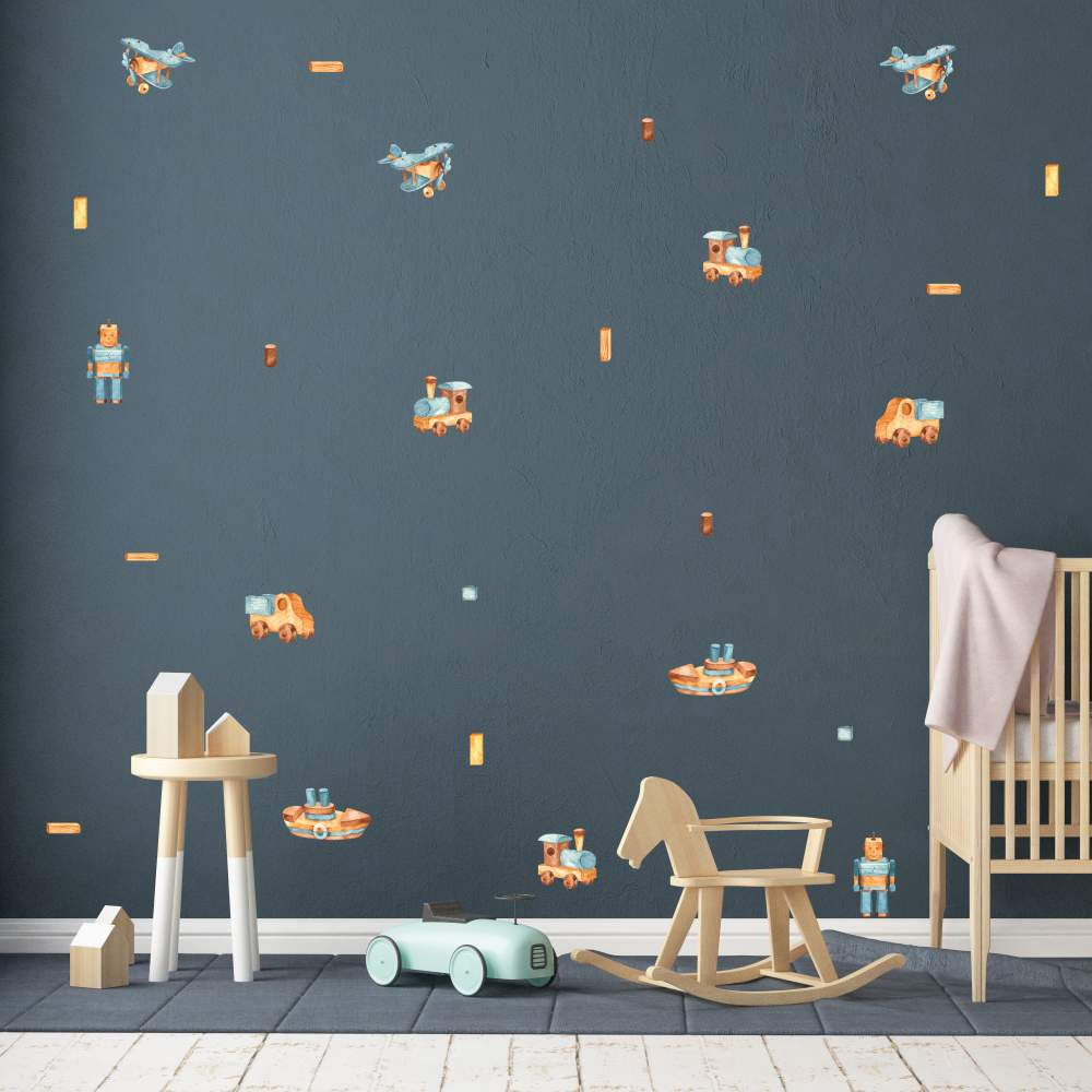 Wall Stickers - Wooden Toys