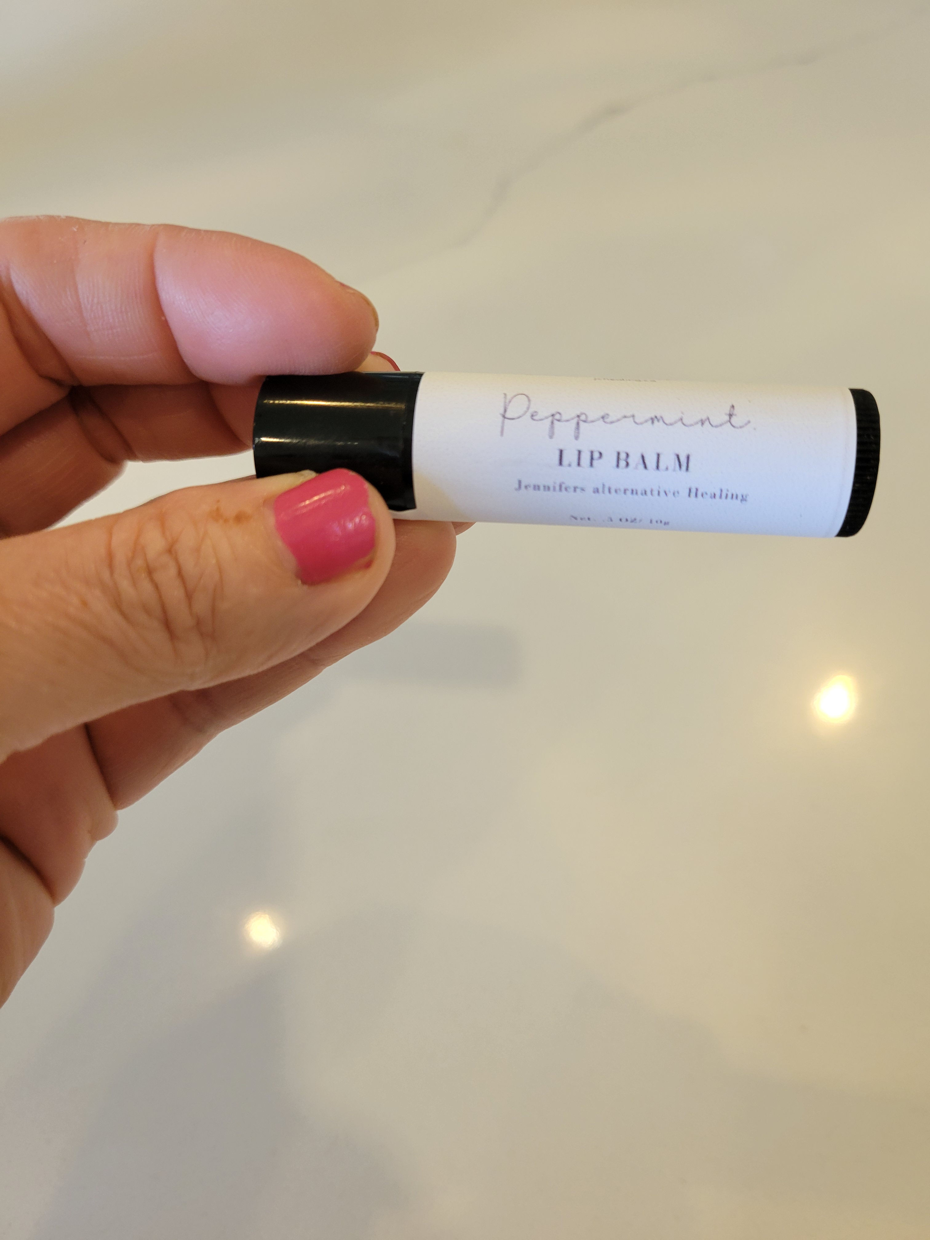 peppermint lip balm