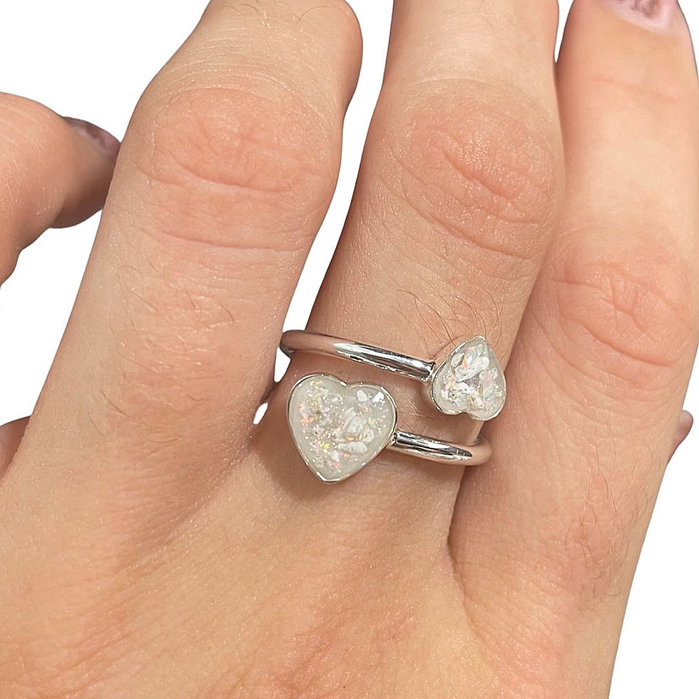 Thumbnail: Adjustable heart ring