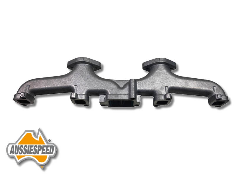 Thumbnail: AS0017-1V Dual Outlet Cast Iron Exhaust Manifold.