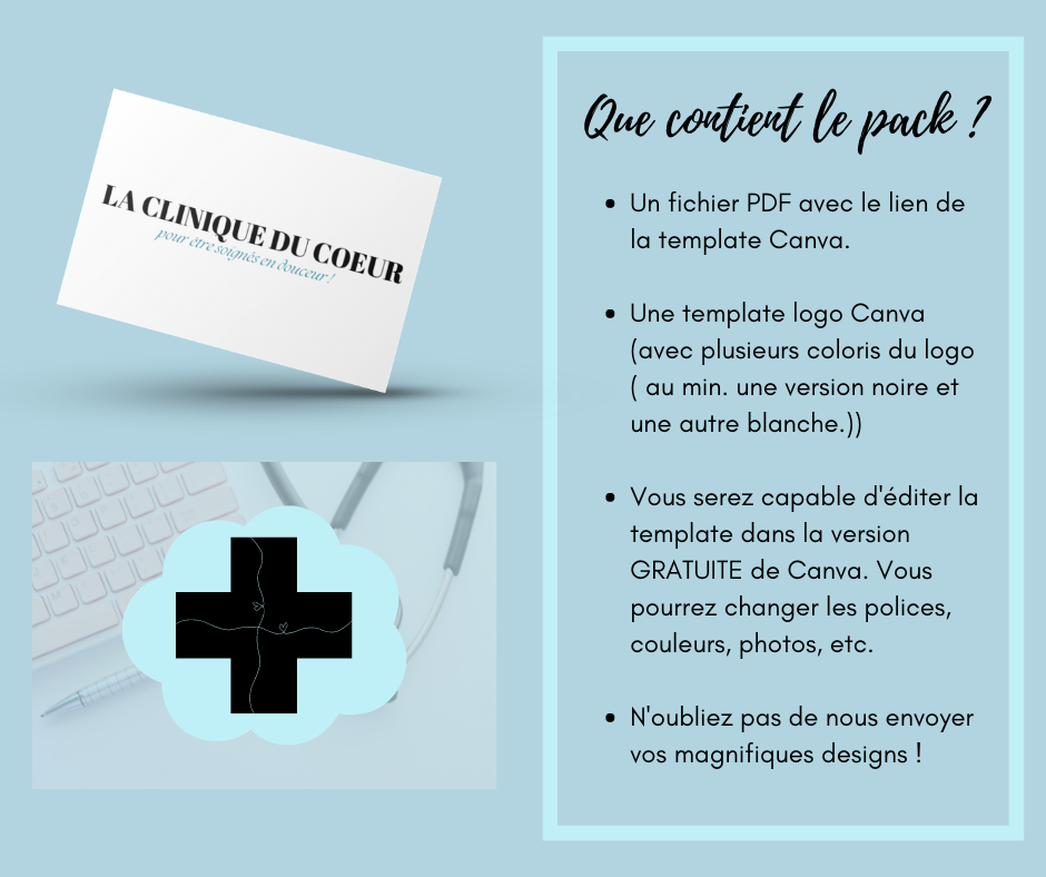 Miniature : Logo Clinique du coeur Hôpital  Canva