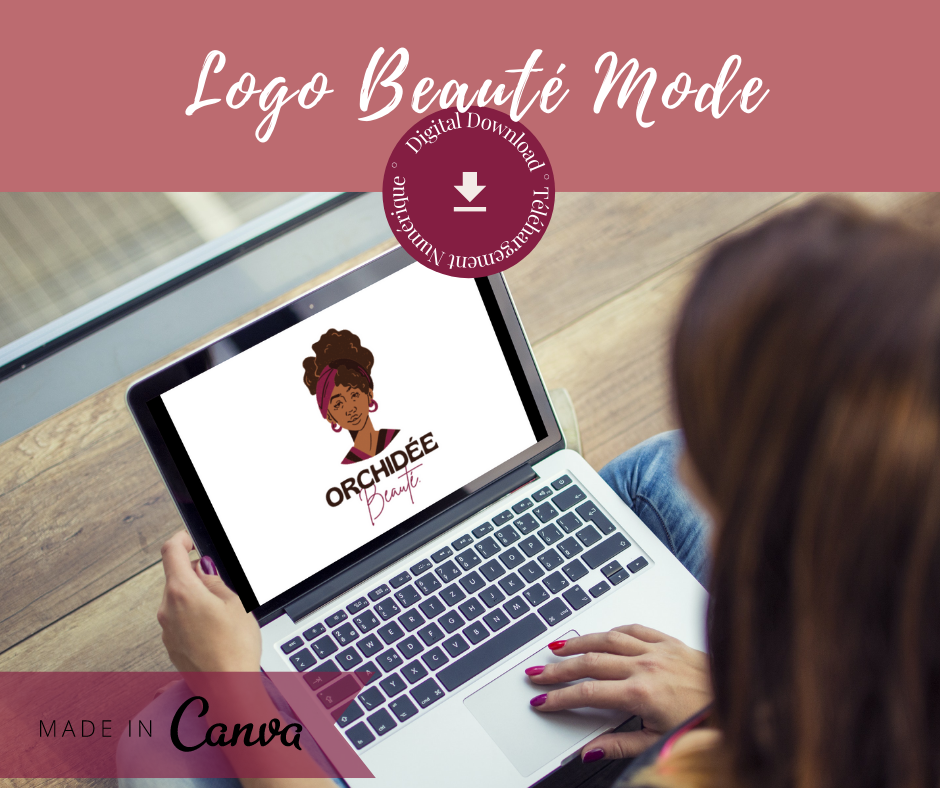 Confezione da 15 loghi di modelli di moda del marchio Canva Beauty