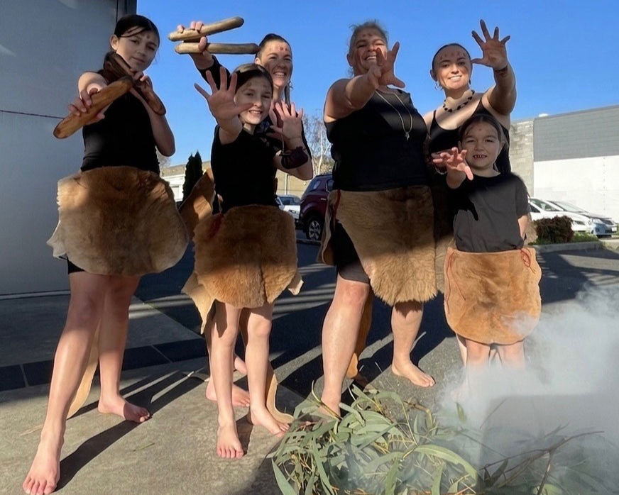 Launceston Corps’ NAIDOC Sunday Service featured an indigenous dance troupe, the Treenoner Dance Mob. Photo: Elizabeth Bowman