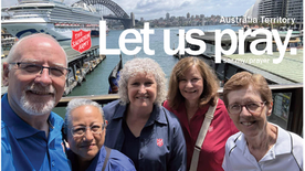 Prayer for the Australia Territory ... from all corners of the world