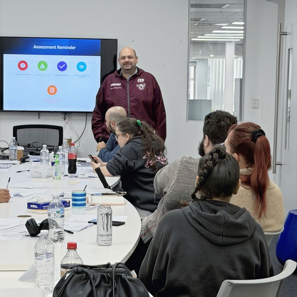 Participants take part in AN Employment Plus Indigenous Pre-Employment course.