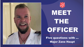 Meet the Officer – Major Zane Haupt