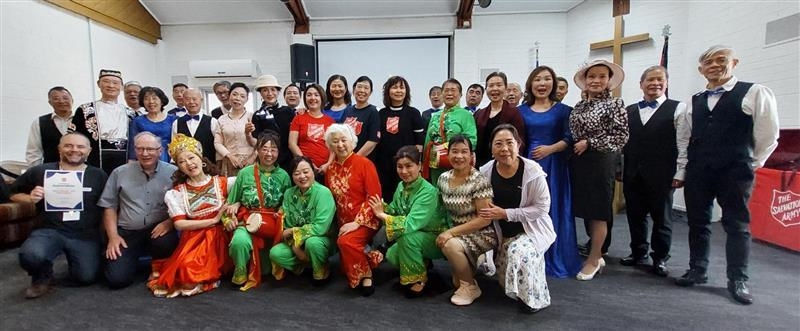 Many entertainers representing many cultures played a significant role in the event.