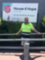 Andrew loves volunteering at Caloundra Salvos’ House 4 Hope.