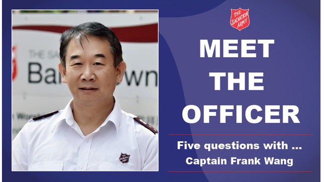Meet the Officer – Captain Frank Wang