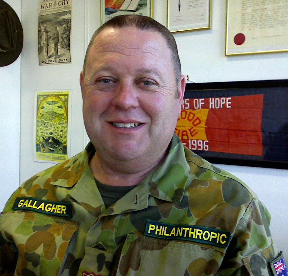 Major Brett Gallagher, Chief Commissioner of the RSDS.