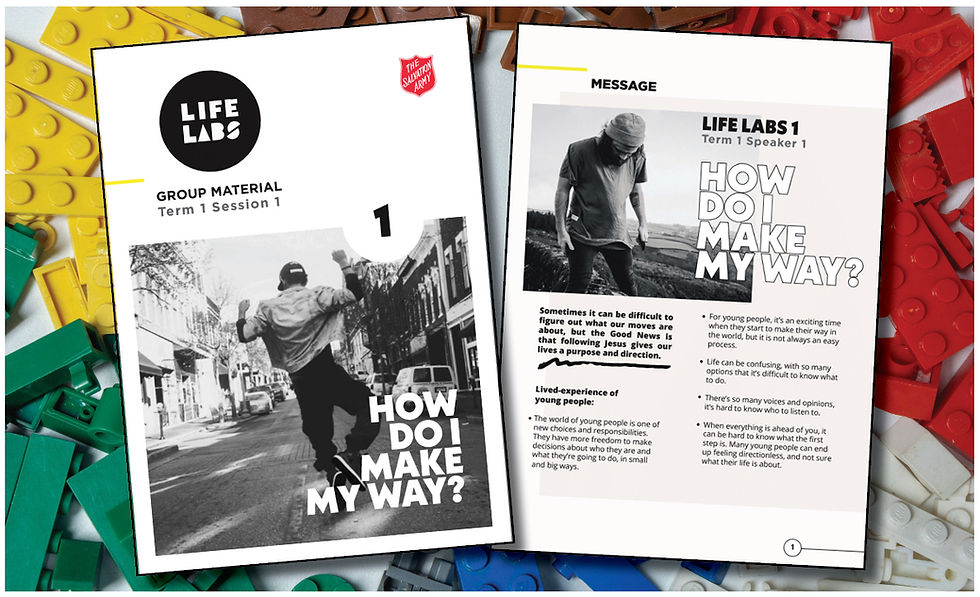 Vibrant youth ministries are being established around the territory as a result of the Life Labs resources.