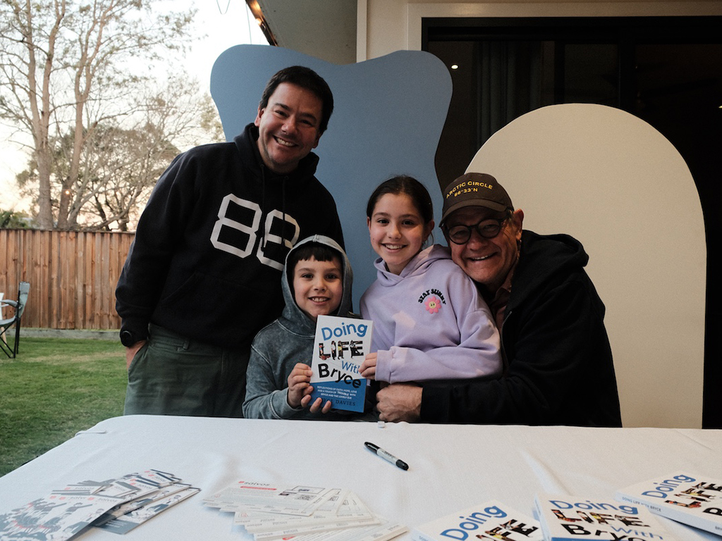 Doing Life with Bryce – book launched in Brisbane backyard!