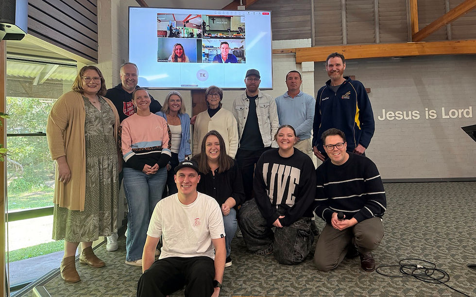 The first cohort of the independent Great Commission Institute, founded by members of Shire Salvos, to train people in the Diploma of Ministry.