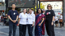 ‘Modern-day open-air’ attracts hundreds in Hurstville Plaza