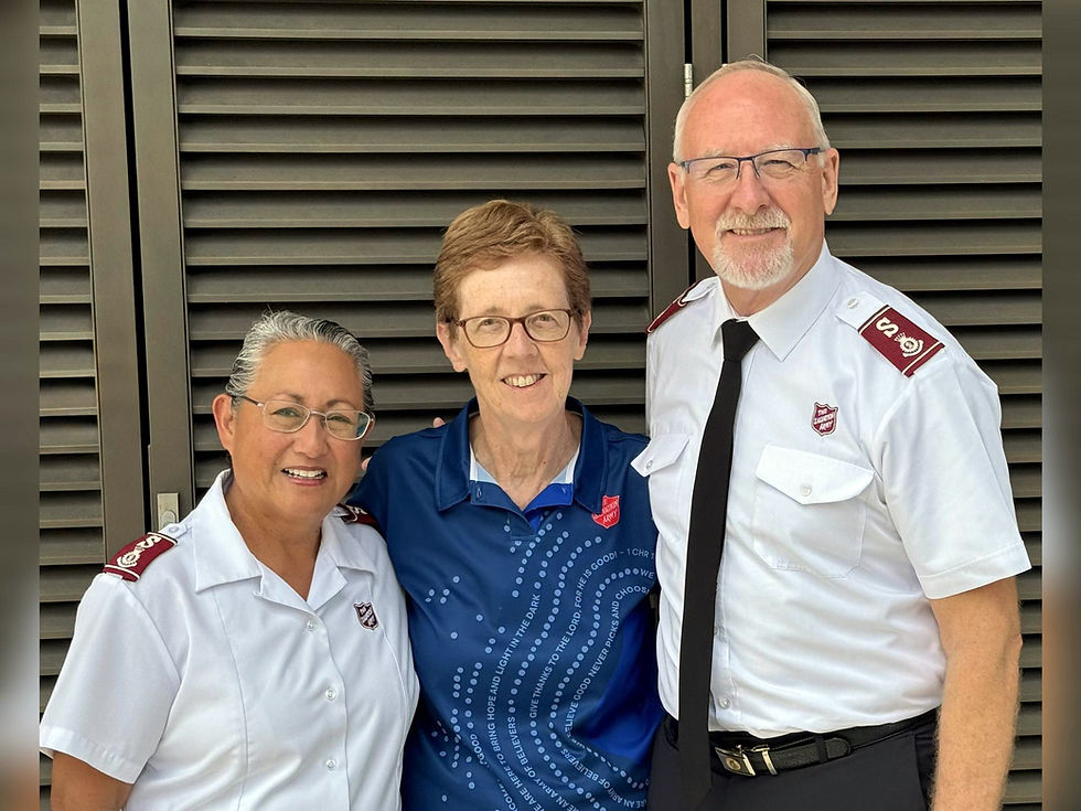 The Chamnesses say they support Commissioner Miriam Gluyas 100 per cent as she leads the Territory.