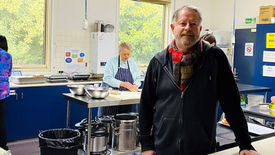 From Britain to Ballarat, Graham offers warm coffee and a listening ear
