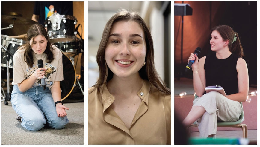 Whether it’s worshipping the creator, working as an admin assistant or preaching the Good News, Grace says her goal is to encourage others in their faith.