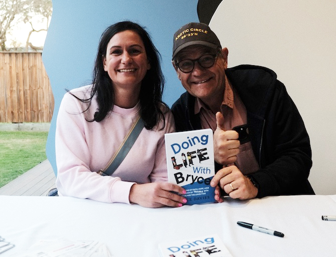 Doing Life with Bryce – book launched in Brisbane backyard!