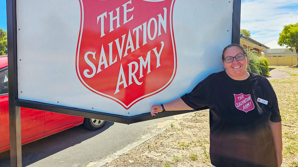 Katrina has received help and support to get clean from drugs and alcohol, and now assists others through Salvation Army services and chaplaincy.