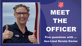 Meet the Officer – Auxiliary-Lieutenant Renata Davies