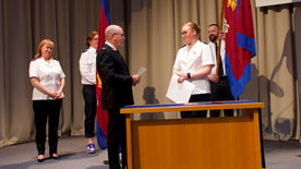 General Buckingham enrols world’s newest soldier at Hobart Rally