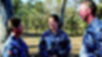 Captain Ali McKeand in her role as a chaplain to the Royal Australian Air Force.