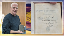 Donation of rare ‘working Bible’ comes with a word of wisdom