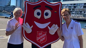 Salvos get message across at Red Shield Appeal launch in Sydney 