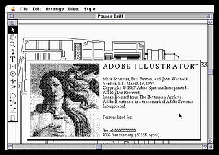 Capture d'écran d'Adobe Illustrator