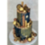 Luxury Two-Tier Chocolate Cake with Oreo & Gold Drip