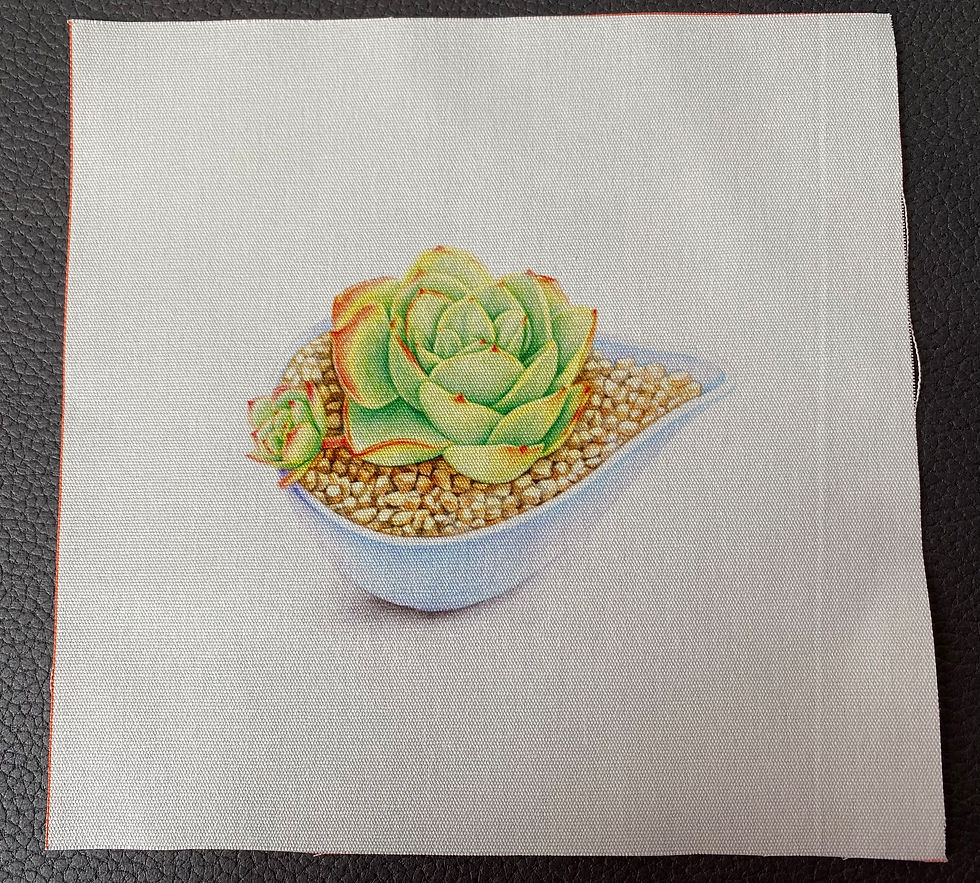 Panneau en toile de coton 20*20cm