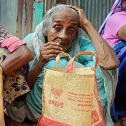 Lotus Ministry Trust Rice Distribution Recipient