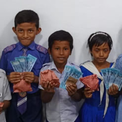 Lotus Ministry Trust Orphan Cash Transfer Recipients