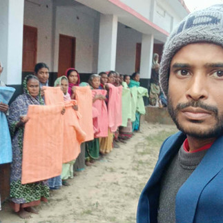 Lotus Ministry Trust Relief Recipient And Volunteer