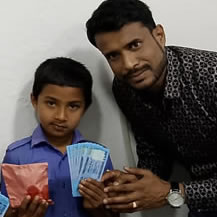 Lotus Ministry Trust Relief Recipient and volunteer