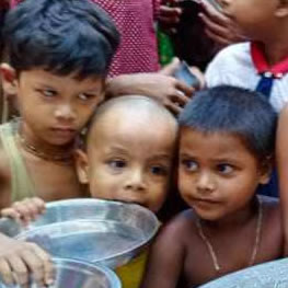 Lotus Ministry kichri distribution recipients