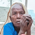 Rice Aid Recipient In Rural Bangladesh