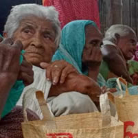 Lotus Ministry Trust Rice Aid Recipients