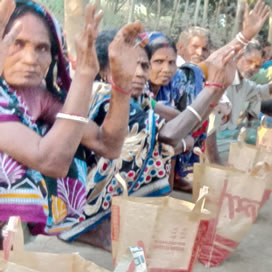 Lotus Ministry Trust Food Relief Recipients
