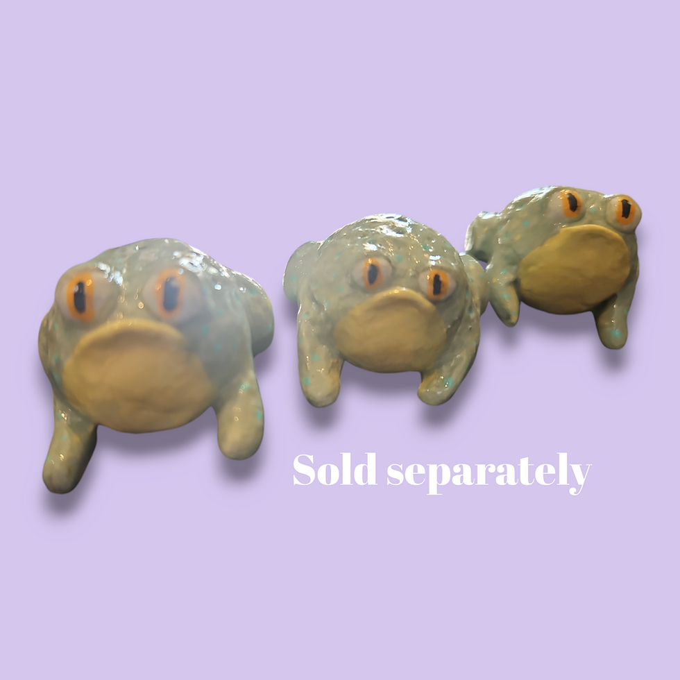 Thumbnail: Cute Grumpy Frog Incense Holders | Sold Separately |  Desk Buddy