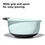 Thumbnail: OXO Good Grips 3-Piece Plastic Mixing Bowl Set - Cadet Blue, Tower Gray, Jade, 