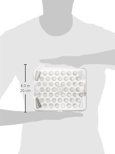 Thumbnail: Ateco Cake, 783 55 pc Decorating Tip Set, Silver