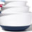 Thumbnail: OXO Good Grips 3-Piece Plastic Mixing Bowl Set - Cadet Blue, Tower Gray, Jade, 
