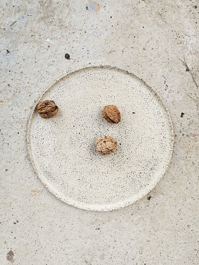 Aneta Popova, contemporary artist, Skopje, LIPA ceramics, Matka Canyon, handmade ceramic art and design, dinnerware, white speckle plate.
