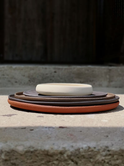 Aneta Popova, contemporary artist, Skopje, LIPA ceramics, Matka Canyon, handmade ceramic art and design, dinnerware, plates combinations.