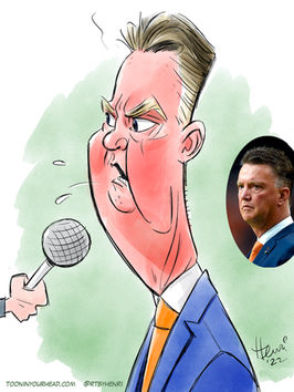 Order caricature Singapore. Order caricatures. Caricature Singapore. Singapore caricature. Caricature van Gaal